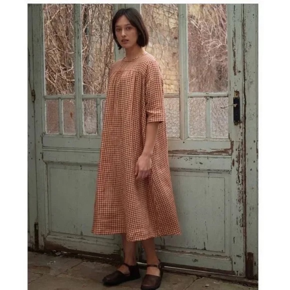 Pyne & Smith no. 35 | Maxi Length | Voltaire Check | Sz XS - Picture 3 of 9